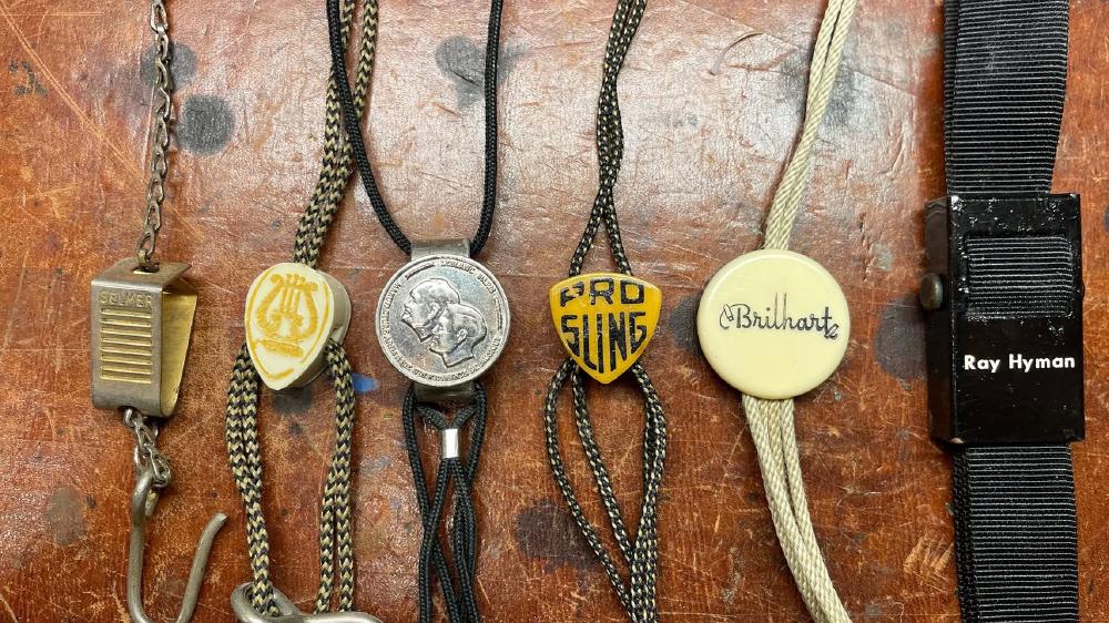 Some old neckstraps.