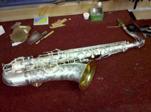 Conn tenor saxophone prototype