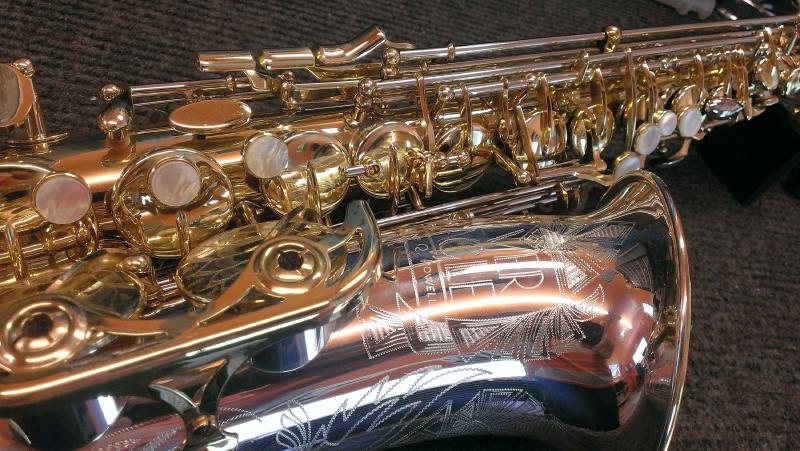 Powell Silver Eagle, based on the King Super 20, made in USA in 2013.