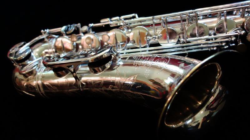 Selmer Super (Balanced) Action in silver plate that I overhauled and polished.