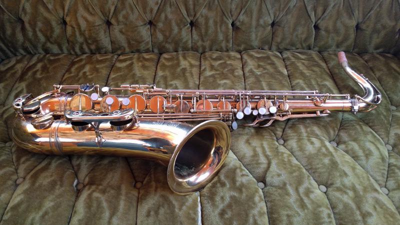 94xxx Selmer Mark VI tenor, unengraved. About 1/3 of the European market Mark VIs were unengraved.