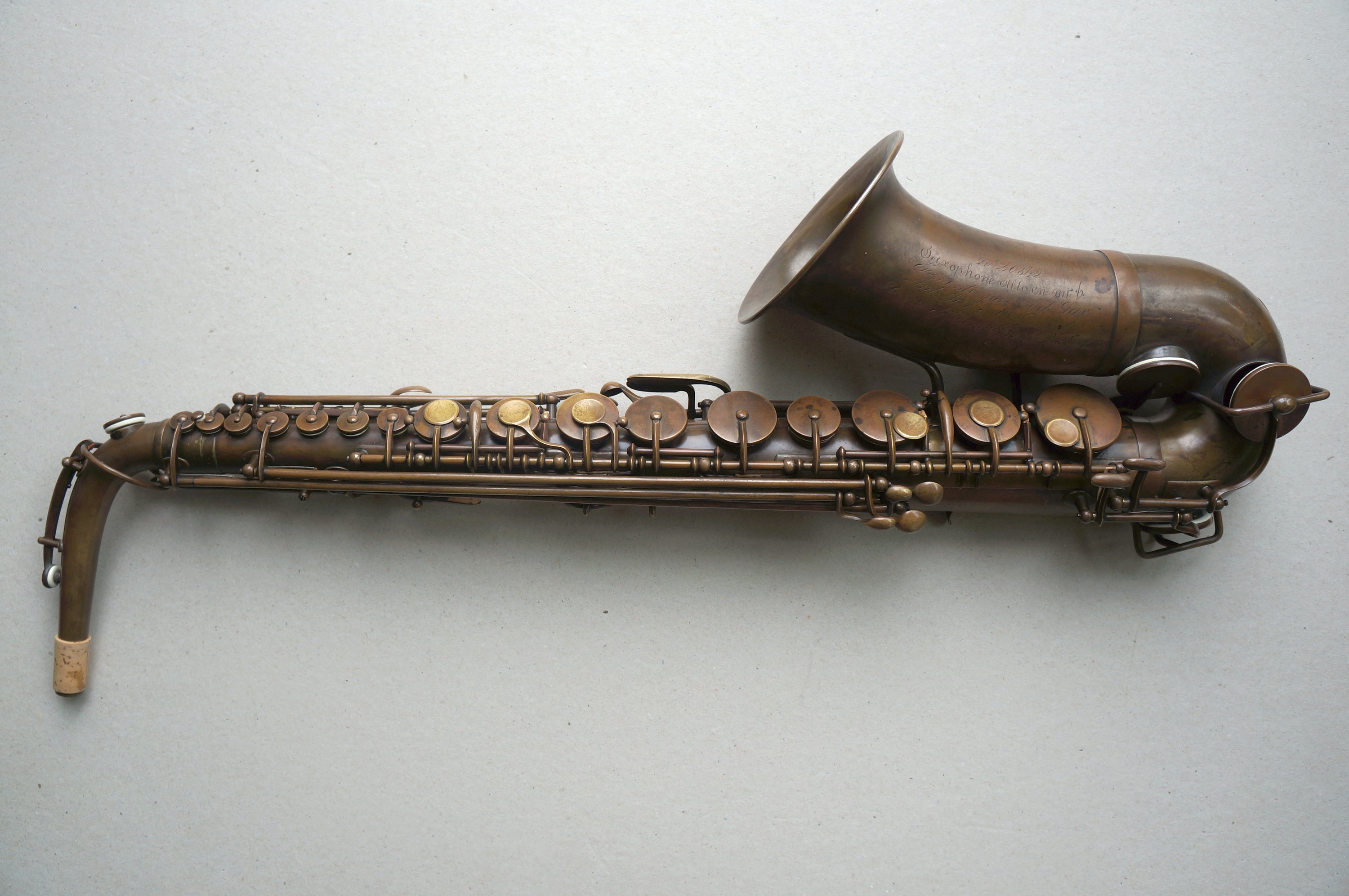 Adolphe Sax instrument #40842, courtesy Marten Postma Adolphe Sax instrument #40842, courtesy Marten Postma