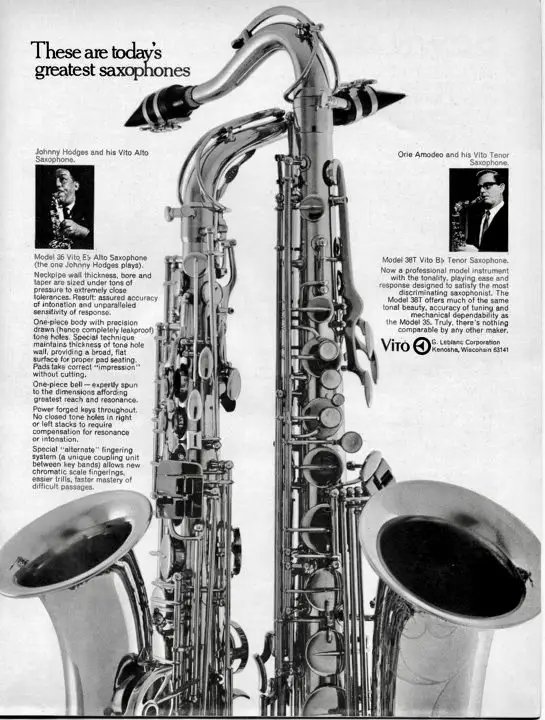VITO / Leblanc System advertisement